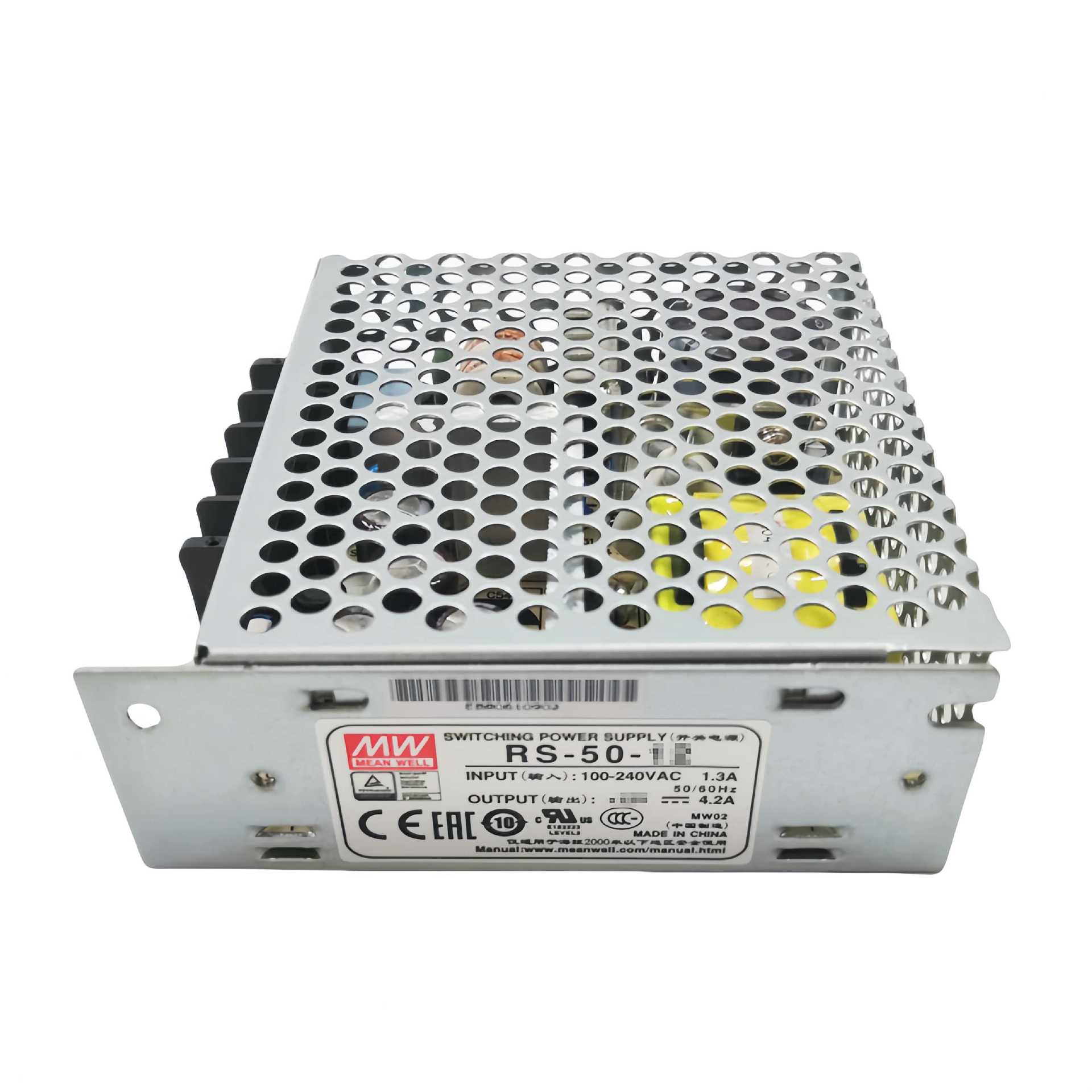 MEANWELL明纬电源RS-50-48  50W48V单组输出开关电源