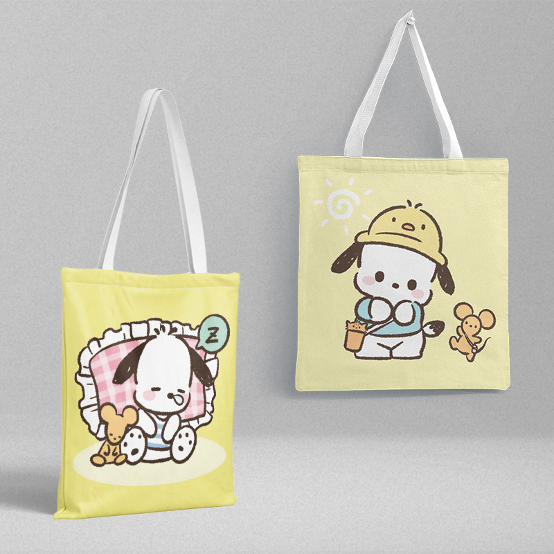 Bolsa de lona Sanli Gull pequeña fresca y simple estilo ins versión coreana hermosa bolsa de hombro bolsa de compras portátil al por mayor