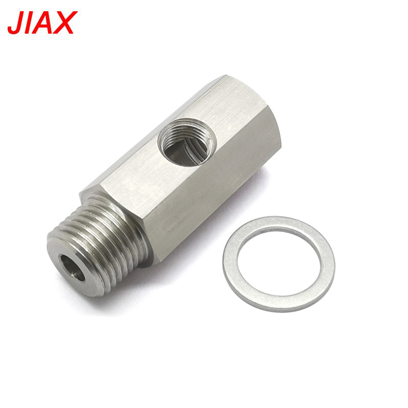Adaptador de presión de aceite de turbina de tres vías M16X1.5 a 1/8NPT