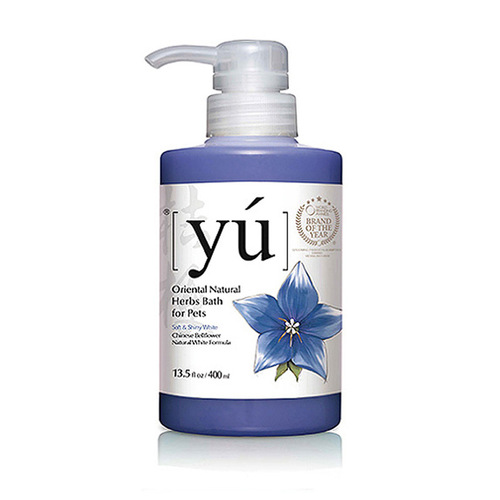 Taiwan imports YU Oriental Mori Grass Pet Shampoo Cat and Dog Shower Gel Shampoo Peony Lychee 400ML
