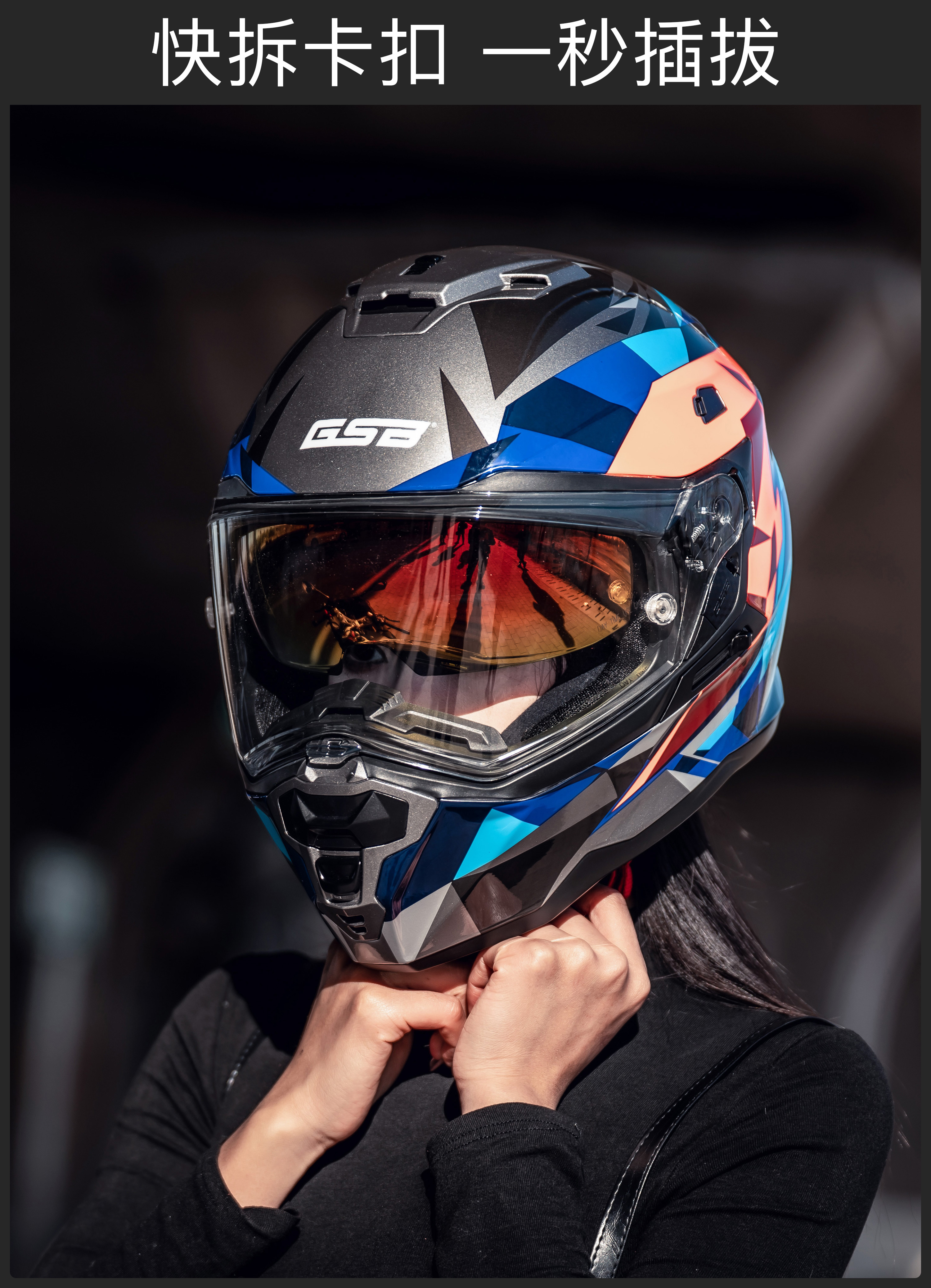 Motorcycle Helmet Double Visor Retro Cruiser Motorbike Helmet Summer Sunscreen