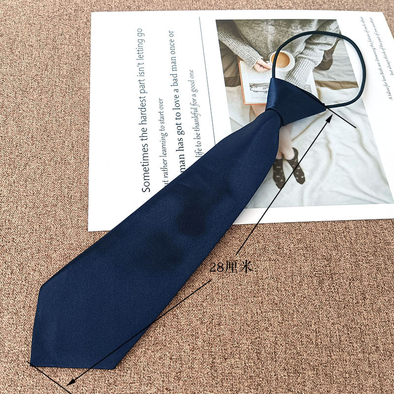 검정색 고무밴드 28cm 넥타이