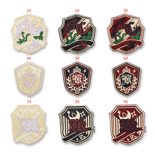 Zhinuo computer embroidery jk uniform embroidery badge cloth patch college style dk school badge brooch clothing decoration accessories trendy