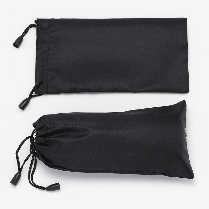 Glasses Bag Double Rope Sunglasses Glasses Bag Soft and Delicate Wholesale Needle Three Fiber Drawstring Glasses Storage Bag