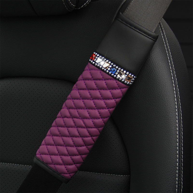 Car Shoulder Pad Set 5-Piece Set Universal Car Gear Shift Cover Handbrake Cover Shoulder Pad Cover Steering Wheel Cover Cross-Border