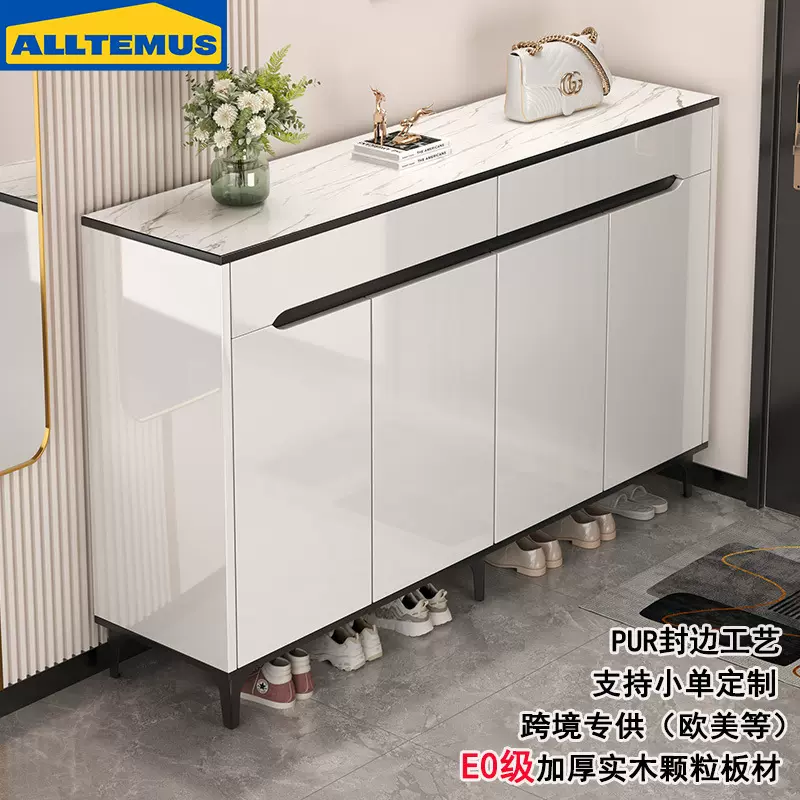 O EM入户门鞋柜家用门口2025新款玄关储物收纳柜一体靠墙楼道鞋架