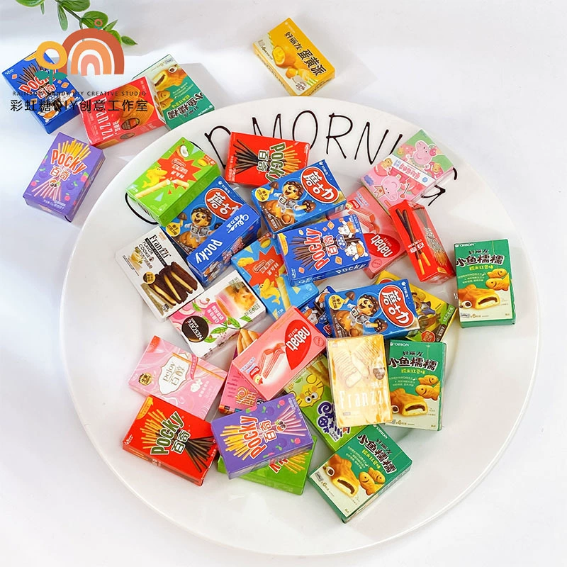 DIY аксессуары творческая имитация молочных печенья, сигарета смешанный набор, игрушки для дома, материалы для декорирования вашего супермаркета