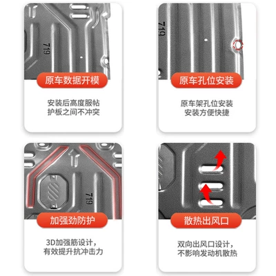 Chassis Armor, Engine and Fuel – Underbody protection plate/engine baffle