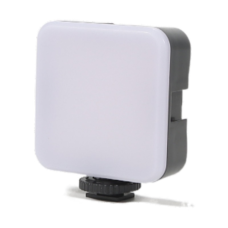 Luz de relleno portátil LED para exteriores, teléfono móvil, fotografía en vivo, luz ambiental RGB, luz suave, mini luz cuadrada, luz de bolsillo