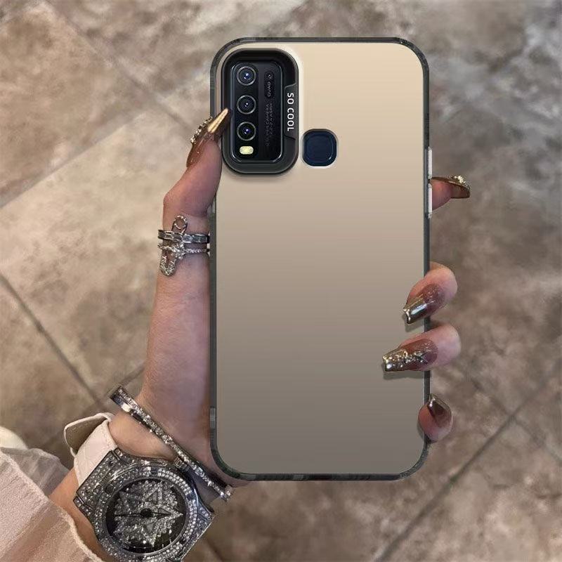 Nuevo color plateado adecuado para VIVOY52S funda para teléfono móvil Y30 mate X100PRO galvanoplastia VIVOY100 funda dura PC32