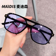Jet 3885 double beam cross-border fashion sunglasses cross-border trend sunglasses retro T-shaped men's and women's fashion sunglasses