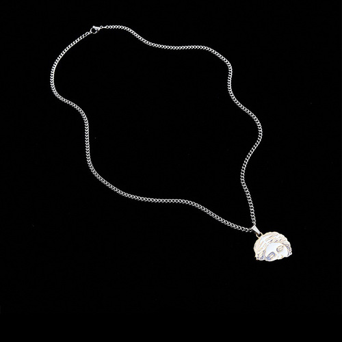 Venus Cross-Border Hip-Hop Pendant Necklace, Simple and Versatile Clasp Chain Accessory, Lockchain, Fashion Jewelry