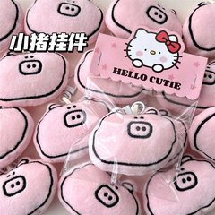 ピンクのかわいいブタのブタのペンダントの少女の心のリュックサックの装飾の子供のペンダントのカップルの趣味の人形の贈り物の卸売り