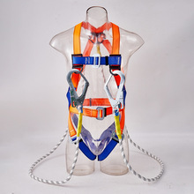 双兔欧式新国标安全带 高空作业电工防坠落全身五点式安全带