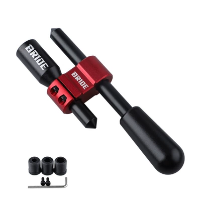 Cross-border car modification universal gear head H-shaped extension rod bride wave head extension rod high rod gear rod (Digər kuzov və aksesuarlar) - red
