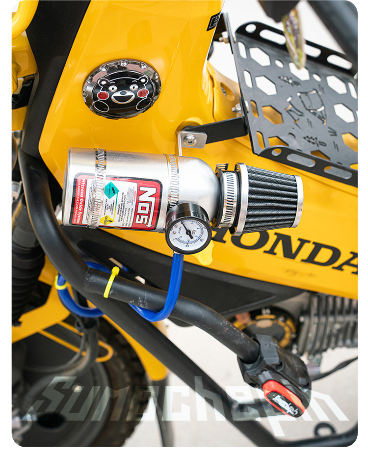 Suitable for Young Beast Cc110 Motorcycle Modified Nitrogen Acceleration Decorative Pot Qiaoge No. 9 Decorative Pot Vespa
