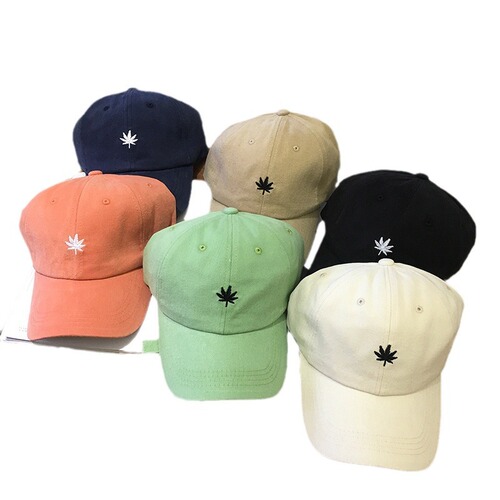 Hats for Women Spring Summer Tree Leaf Duckbill Hat Korean Style Trendy Versatile Japanese Ins Face Slimming Fashion Blogger Sun Hat