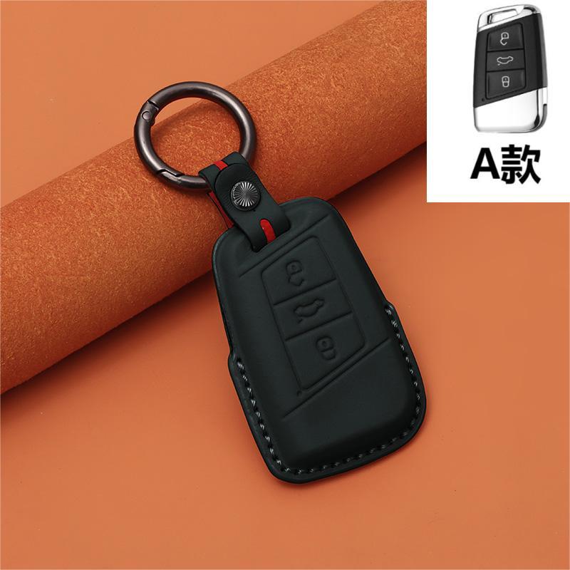 鍵カバーの頭の層の牛革の本革の速騰の宝はマイテンのゴルフの歌の道を探して車のパサートの朗逸を見ます。