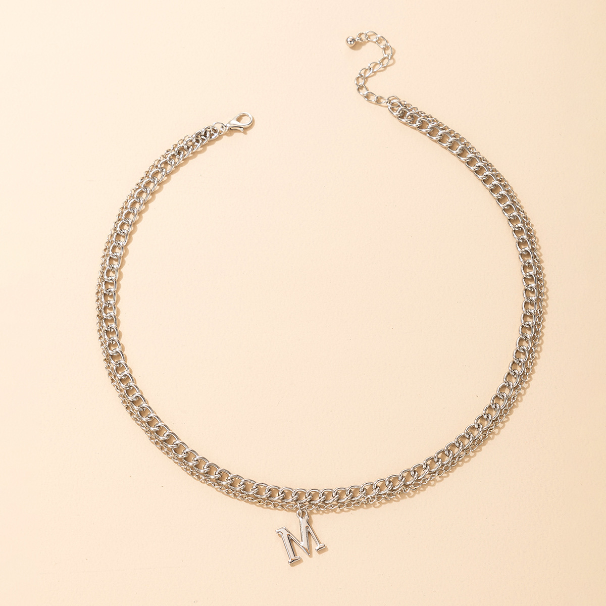 New Letter Popular Simple Necklace display picture 1