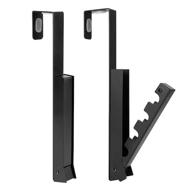 Japanese-style bed room door back hook wall-mounted hanger, back-style clothing rack, no drilling, two-way curved, foldable door hook bracket