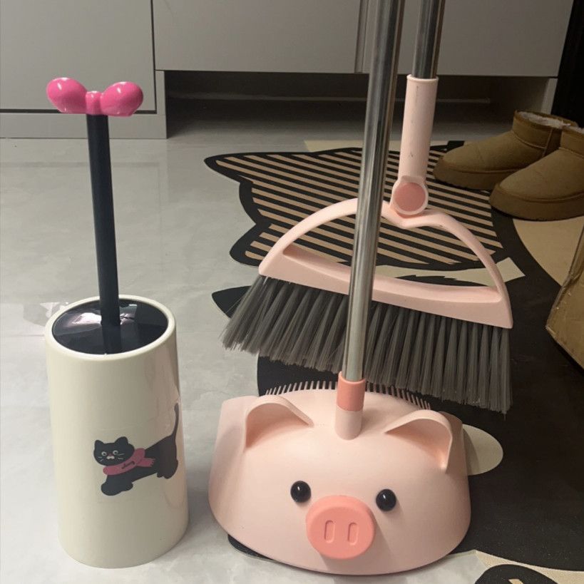 Hogar escoba linda combinación escoba y recogedor juego escoba de lana suave para barrer el suelo artefacto de interior Ver detalles Feiying