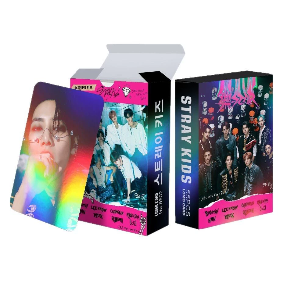 New Model Exclusively for Foreign Trade: 124 Holographic Cards, Total Chain Gidle Str Bptwice Celebrity Merchandise Lomo Small Cards