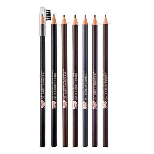 Hens 2mm fine core eyebrow pencil for women, waterproof and sweat-proof, long-lasting and non-fading, novice beauty makeup artist gray brown