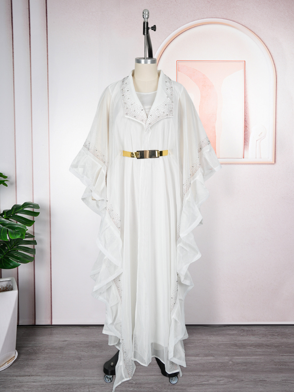 Cross-border Foreign Trade Middle Eastern Muslim Robe Cardigan European And American Dubai Elegant Women's Dress_ecoleips.com