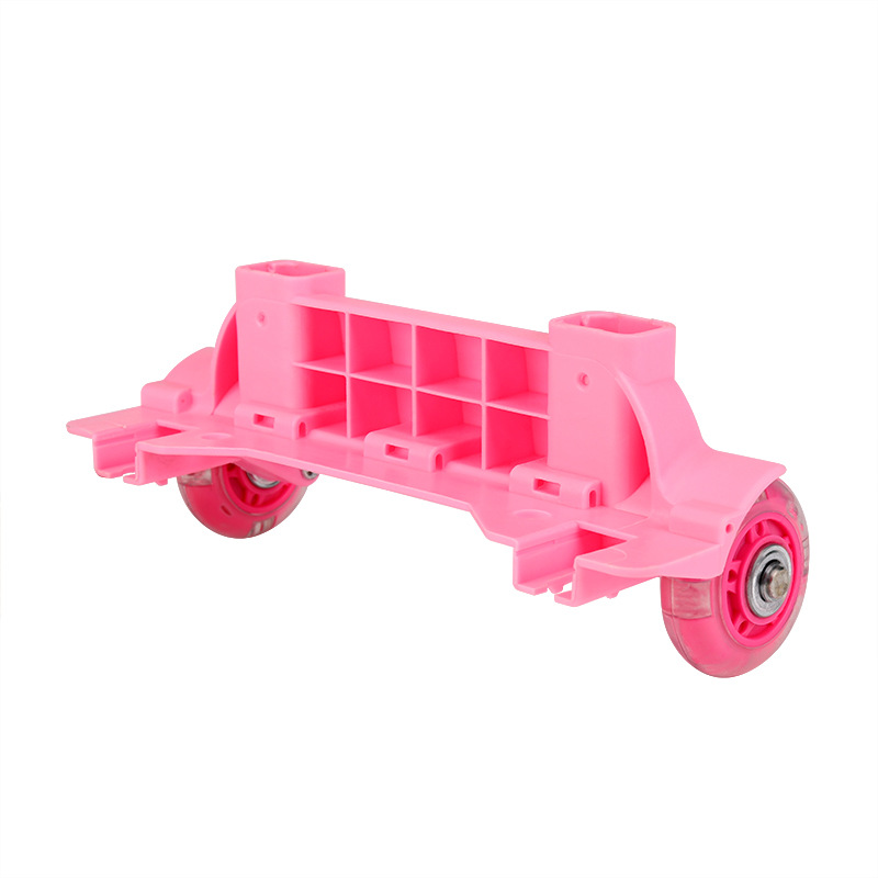 Fábrica al por mayor espesado material ABS resistente al desgaste para reducir la carga de hombro bolsas escolares de estudiantes barra de tracción carro accesorios de rueda inferior