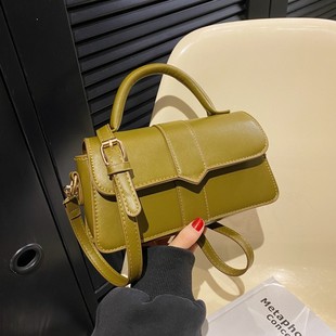Niche Design High-end Texture Bag Women's 2024 New All-match Shoulder Crossbody Bag Retro Portable Small Square Bag