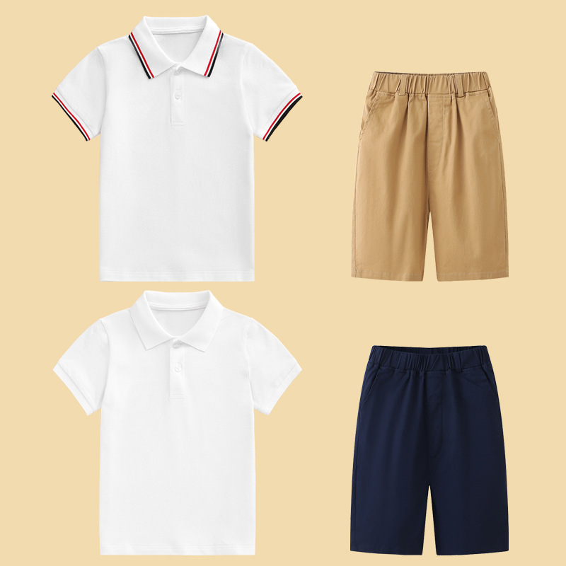 春夏秋季中学生校服套装初中生班服二件套高中生夏季运动短袖校服