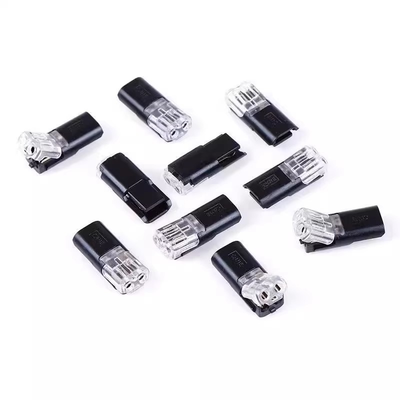 LED strip-free terminal block quick connection butt joint…