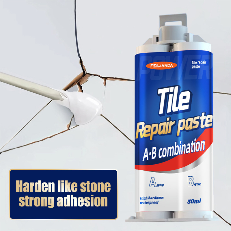 Cross-Border Ceramic Glaze Repair Agent Tile Crack Enamel Pot Wash Basin Wash Basin Repair Glue Porcelain Filling