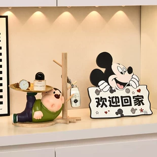 Подарки Mickey Welcome Home, хранение ключей украшения премиум, напольная декорация гостиная, настольные украшения, переезд, новый дом
