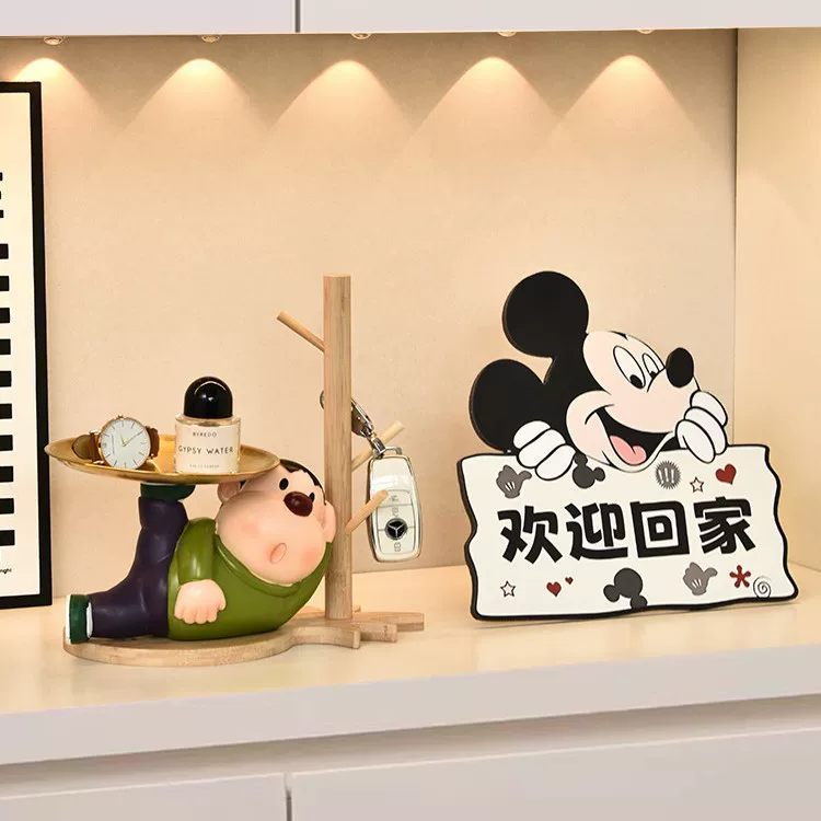 Подарки Mickey Welcome Home, хранение ключей украшения премиум, напольная декорация гостиная, настольные украшения, переезд, новый дом