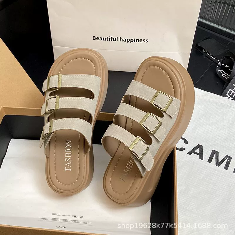 Модные женские летние сандалии в стиле Birkenstock 2025, новые плоские слипоны с мягкой подошвой, ретро пляжные сандалии