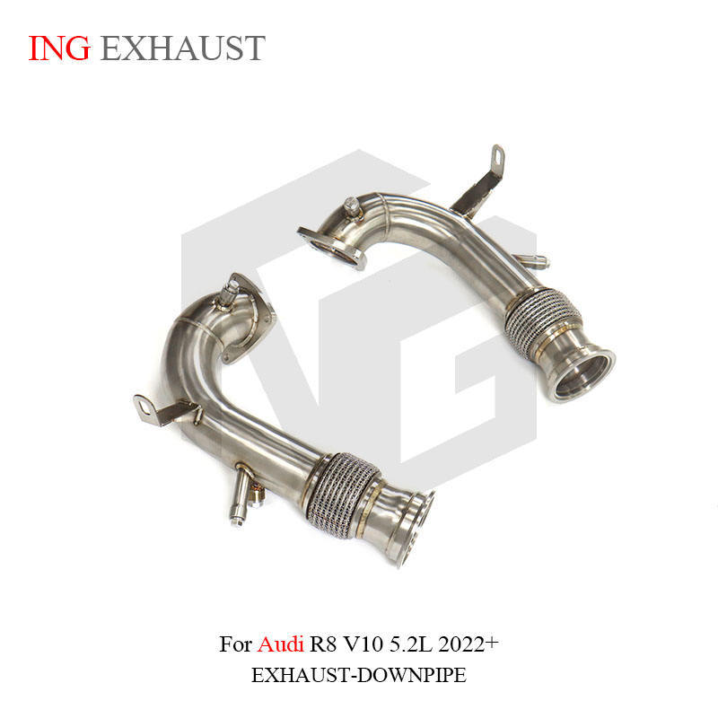 Suitable for Audi R8 V10 5.2l 2022 + stainless steel exhaust OPF straight pipe