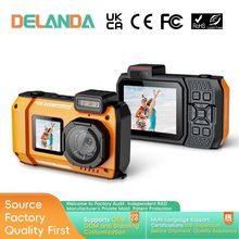 新品水下相机 高清双屏4K数码相机水下运动跨境批发