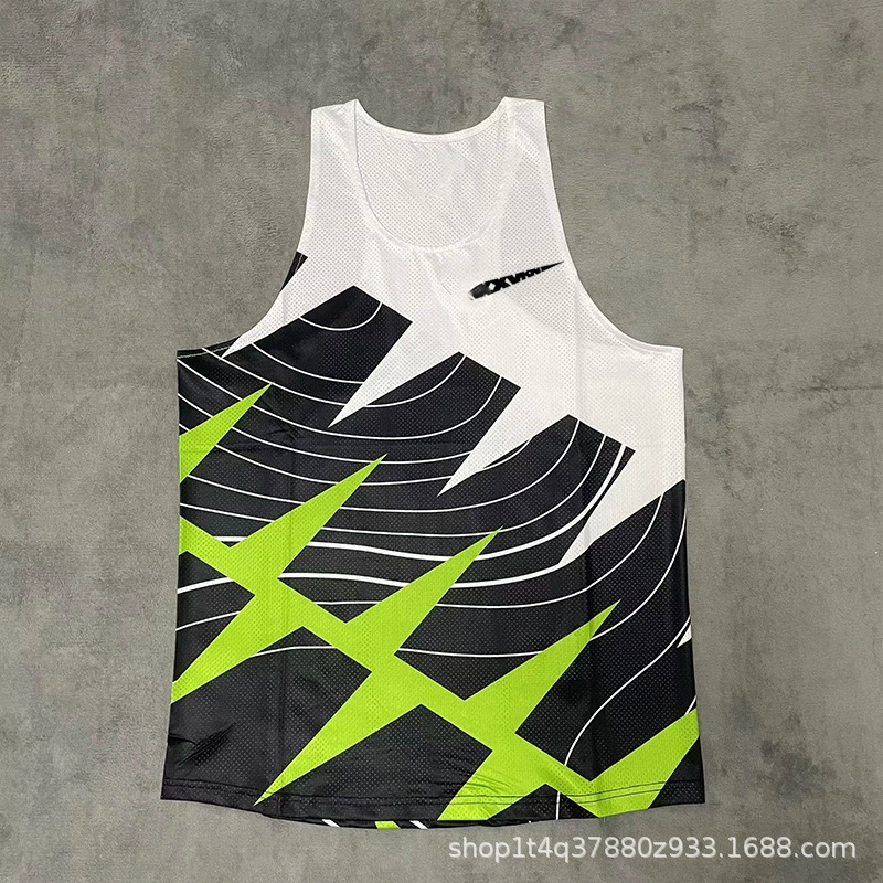 Легкоатлетическая тренировочная одежда для марафона, бега, спортивных студентов, жилет для профессиональных соревнований, быстросохнущий дышащий спортивный костюм, можно настроить