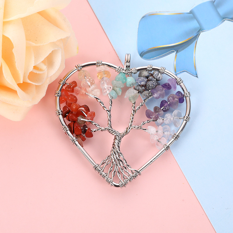 16g Weight Pendant Jewelry Making Type 50mm Jewelry Making Size DIY Jewelry Accessories Classification 1 Piece Quantity Artificial Crystal Material Life Tree Pattern Plating Design Chinoiserie, Classic Style, Artistic Style 1 Piece 50mm Artificial Crystal Life Tree Pendant 4