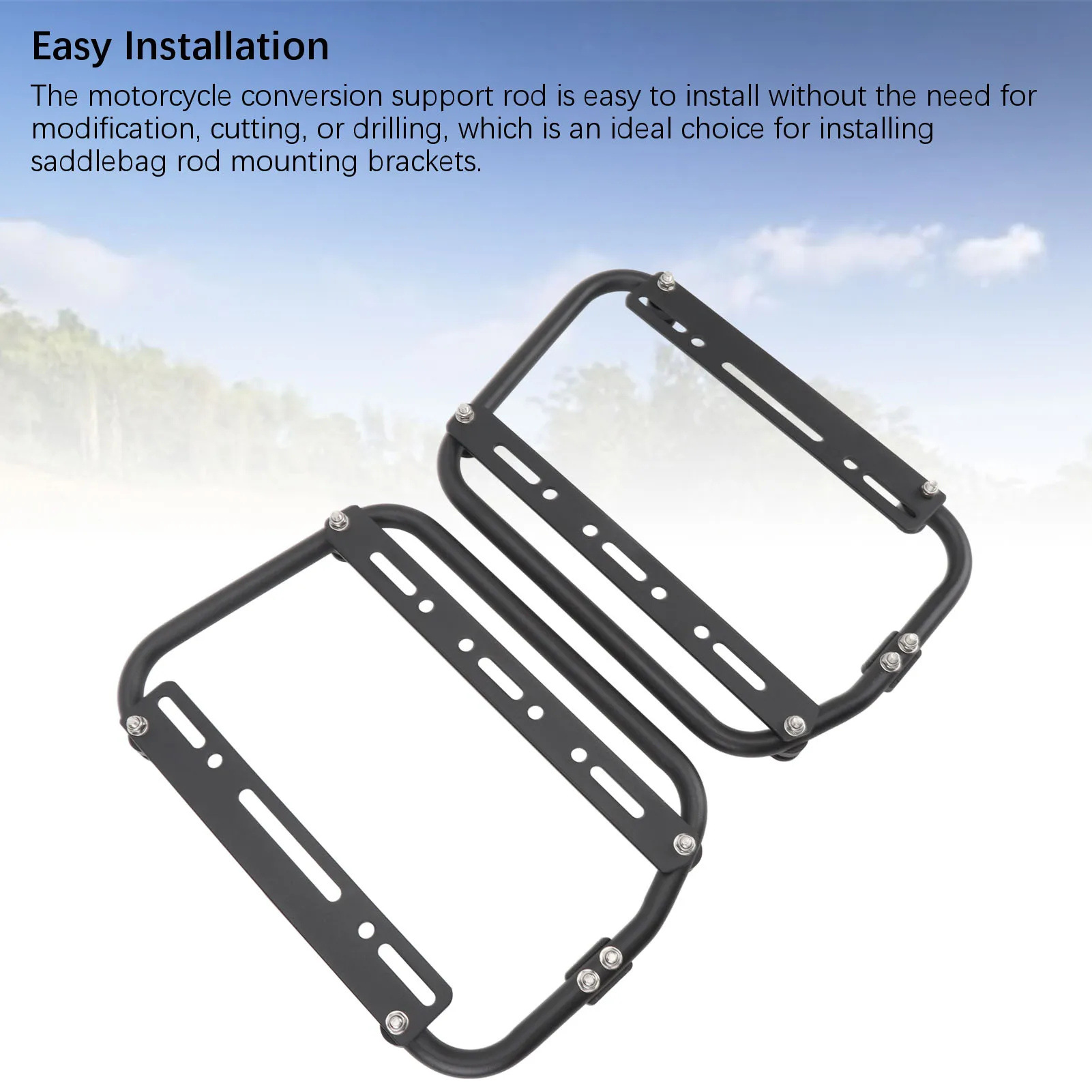 Motorcycle Universal 28/35L Side Box Bracket Saddlebag Bracket Load-Bearing Support Frame Modification Accessories