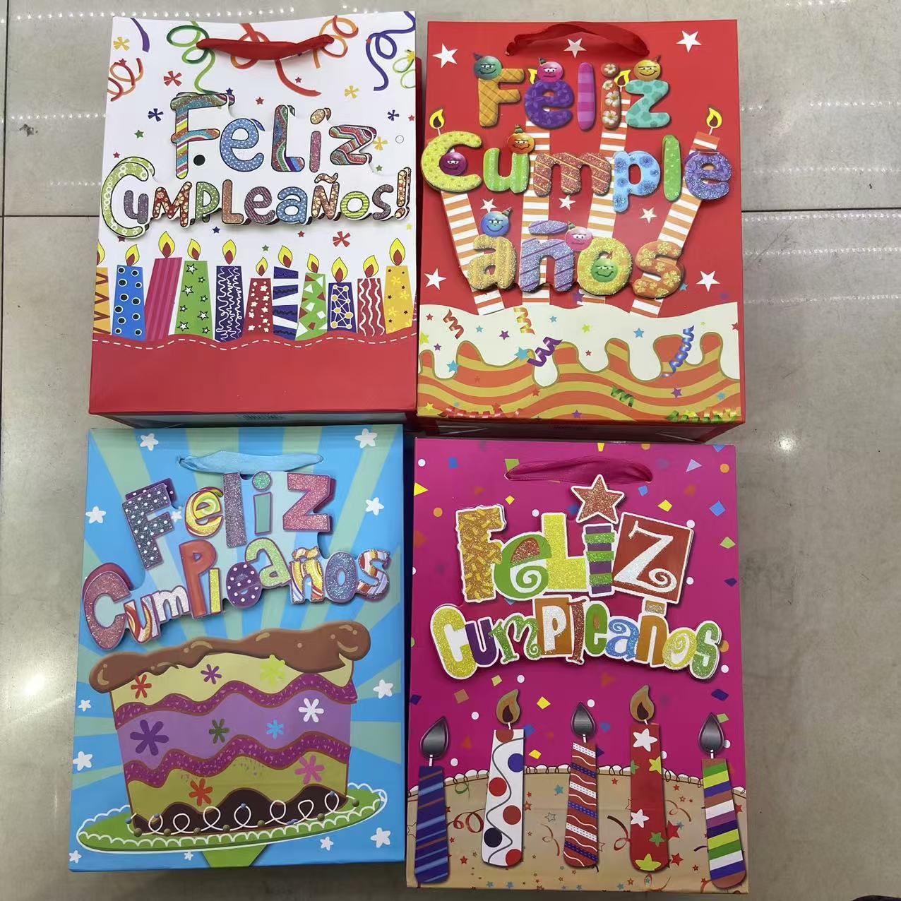 生日蛋糕礼品袋购物袋可爱包装纸袋大学生手提礼物袋