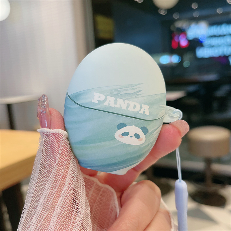 Suitable for Huawei FreeBuds Pro4 Headphone Case New Qingyun Panda Frosted Headphone Case Soft Case