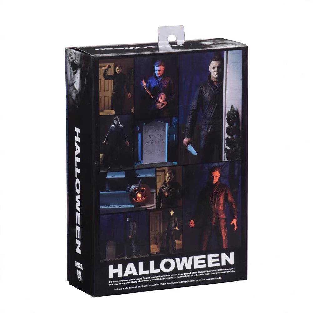 NECA Halloween Moonlight Luz de pánico Michael Myers 2018 versión 7 pulgadas modelo móvil