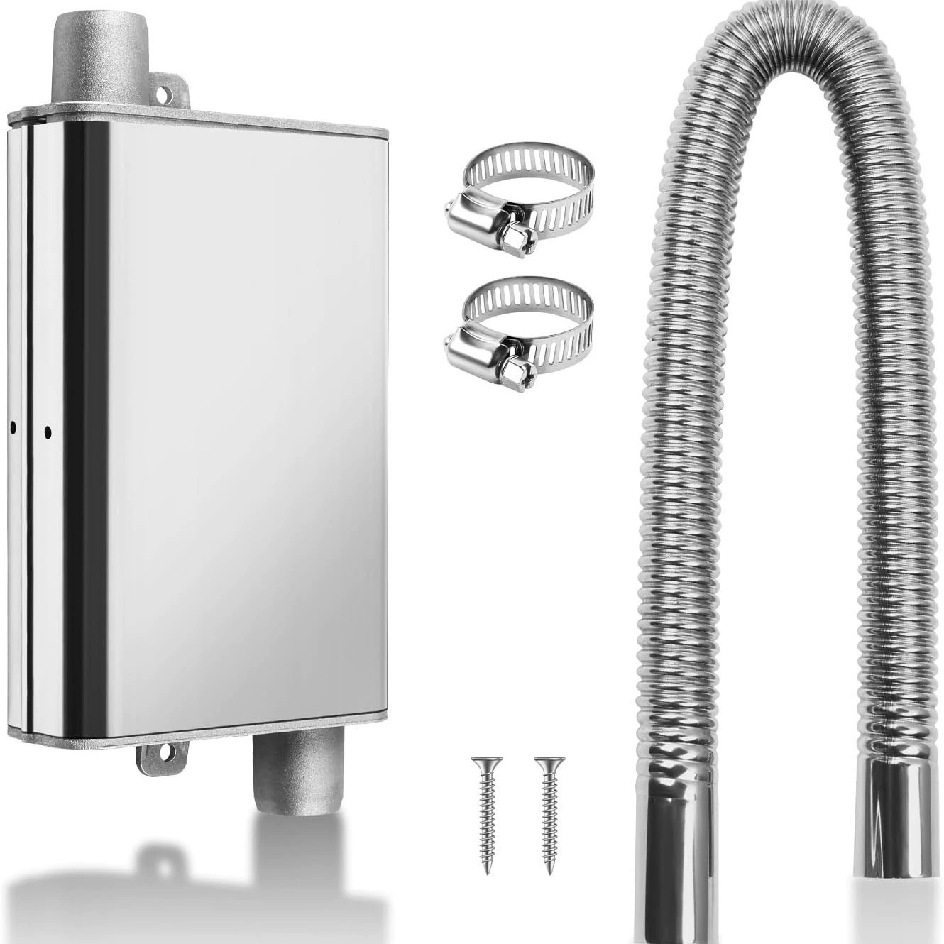 Воздух стоячий дизельный нагреватель из нержавеющей стали выхлопной трубы сплава глушитель из нержавеющей стали выхлопных газов трубы глушитель