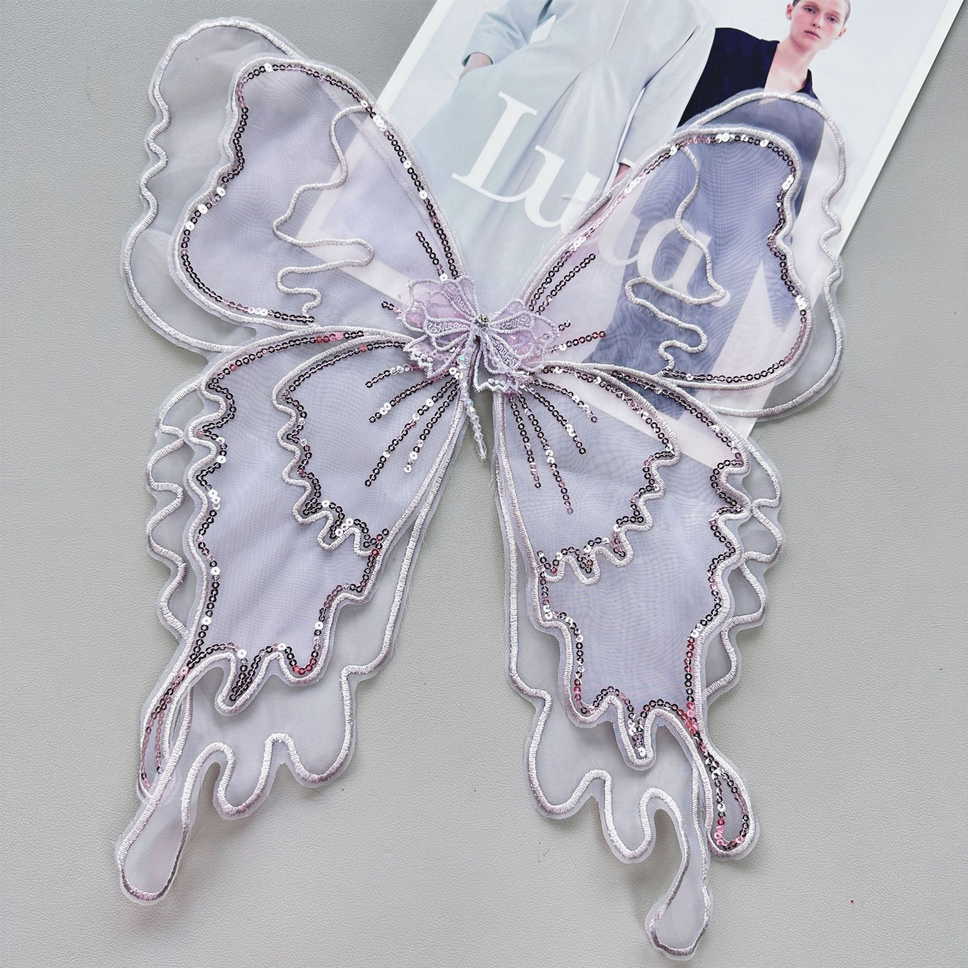 1 Pièce Élégant Papillon Polyester Patchs Autocollants Pour Vêtements display picture 17