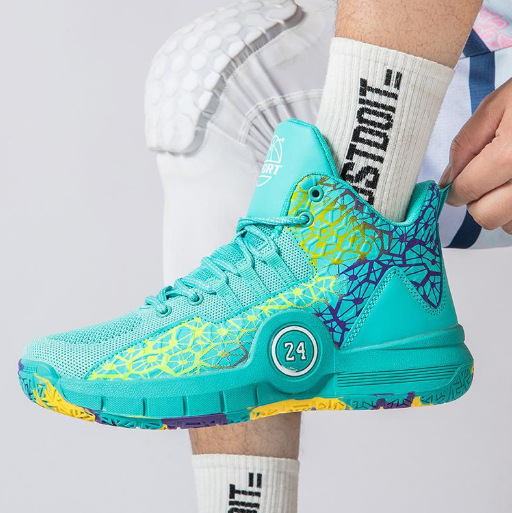Cross-border plus size Basketball Shoes Men's Flying Weaving sneaker Children's Adult Youth Training Shoes High-top Sneakers Children's Shoes Cross-border plus size Basketball Shoes Men's Flying Weaving sneaker Children's Adult Youth Training Shoes High-top Sneakers Children's Shoes