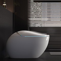 Weishili クリエイティブ パーソナライズ スペース カプセル スマート トイレ 水圧制限なし オールインワン ホーム インスタント ホット Tmall エルフ