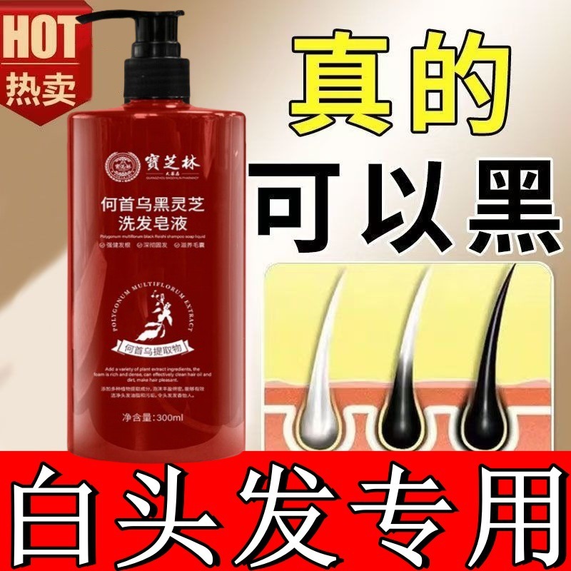 【宝芝林】何首烏黒霊芝シャンプー養髪烏髪健髪男女適用u|undefined