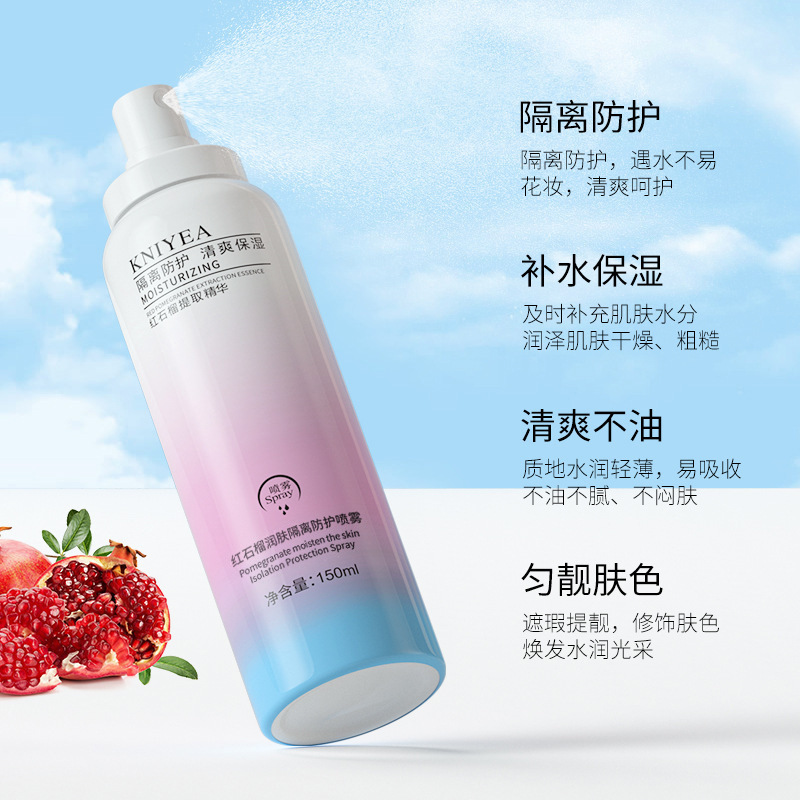 Shake Tone with Jinniya Red Pomegranate Isolation Protection Spray Hydrating, Moisturizing, Fresh and Not Greasy Factory Outlet